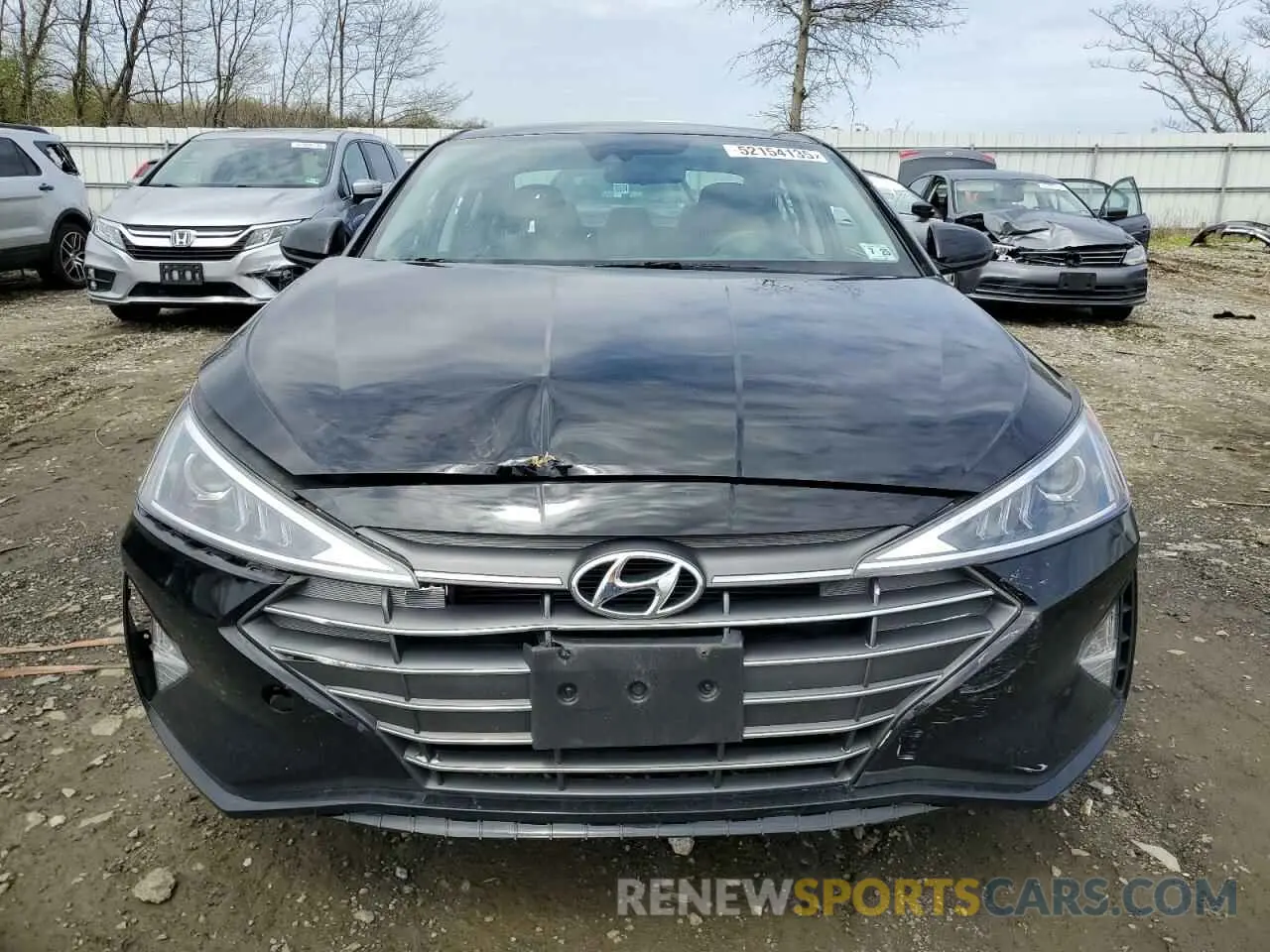 5 Photograph of a damaged car KMHD74LF9LU074479 HYUNDAI ELANTRA 2020