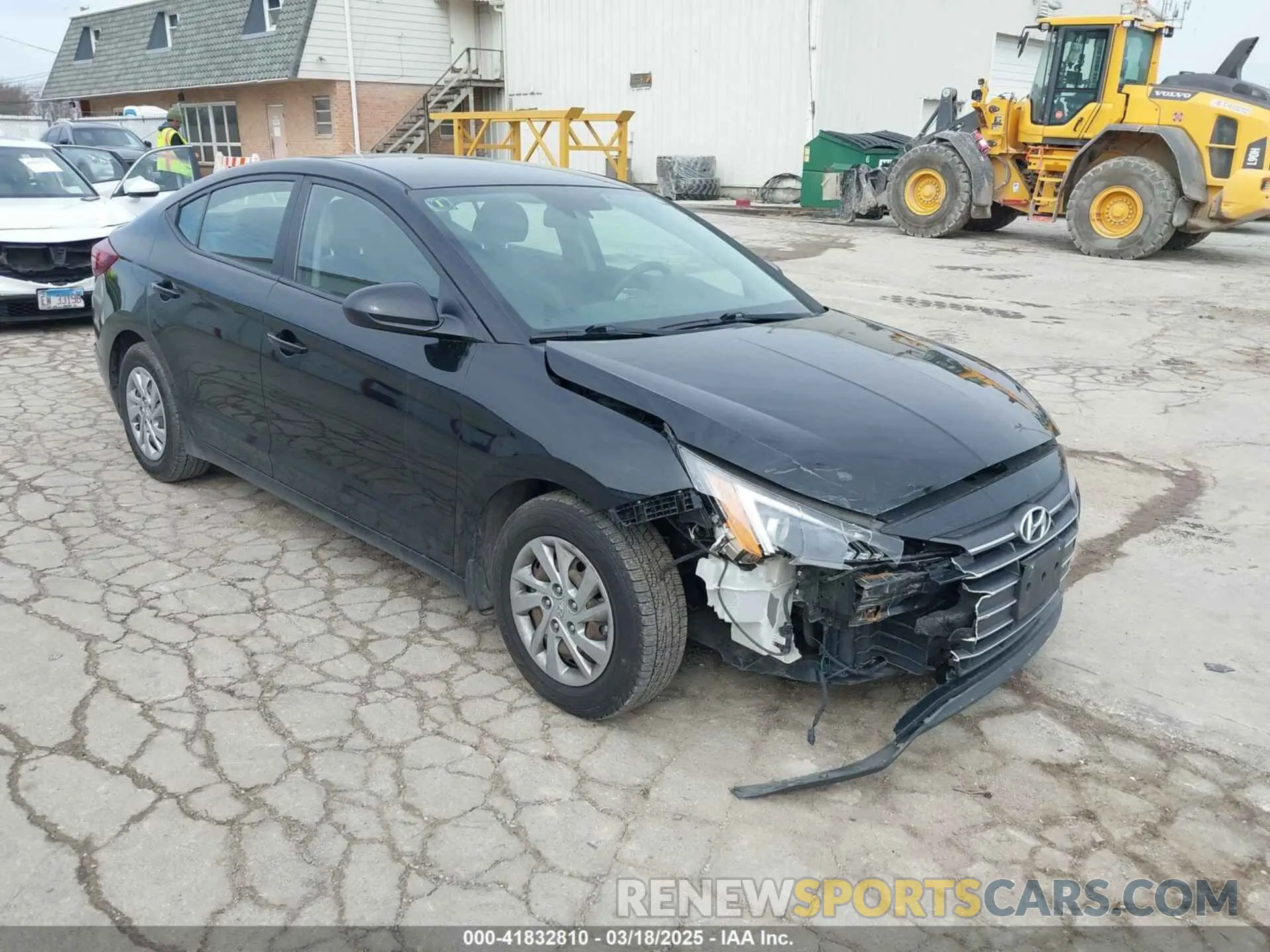1 Photograph of a damaged car KMHD74LF9LU081030 HYUNDAI ELANTRA 2020