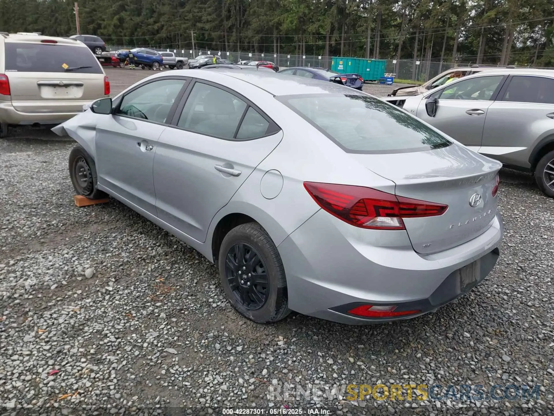 3 Photograph of a damaged car KMHD74LFXLU027803 HYUNDAI ELANTRA 2020