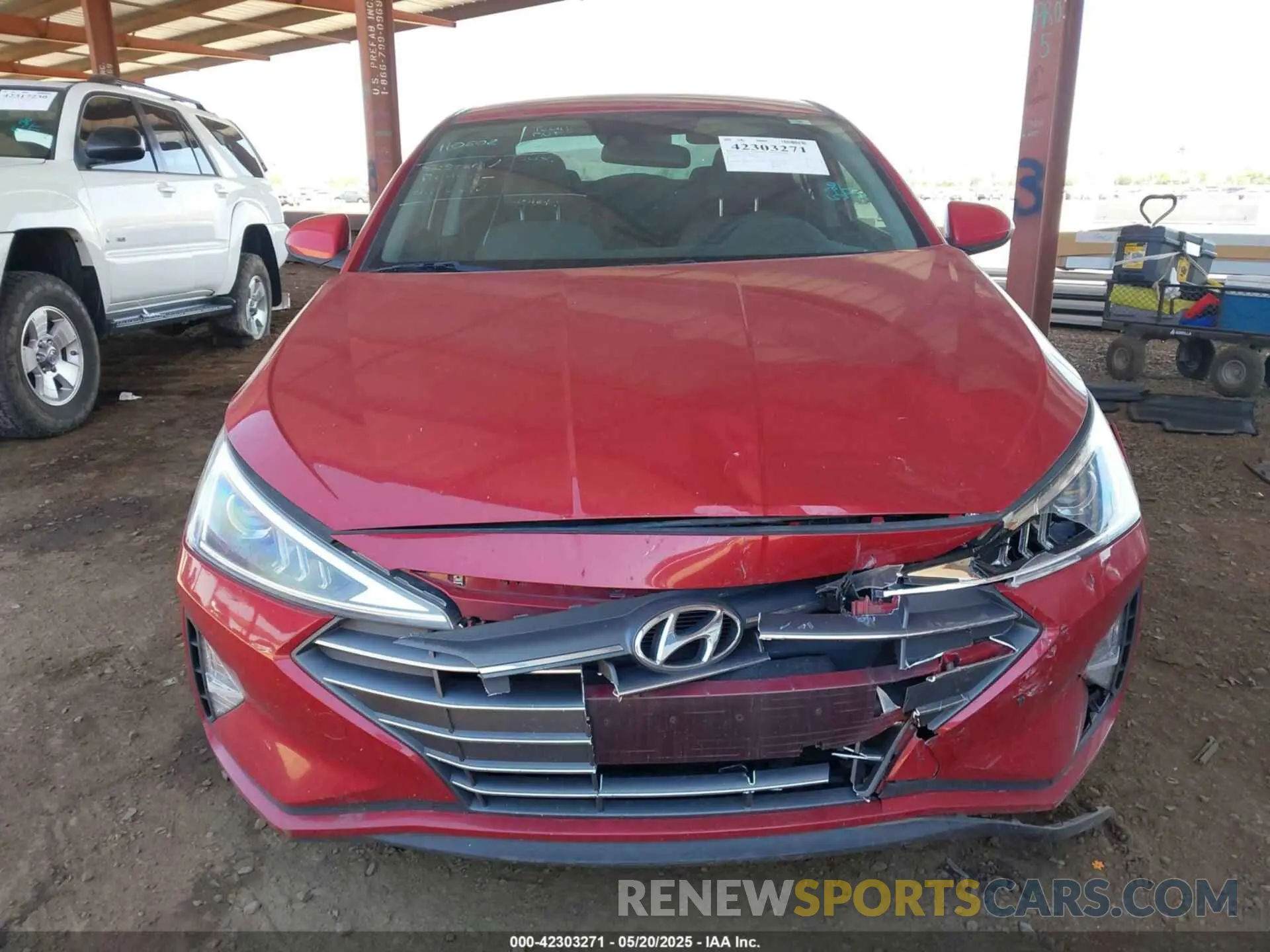 6 Photograph of a damaged car KMHD74LFXLU106260 HYUNDAI ELANTRA 2020