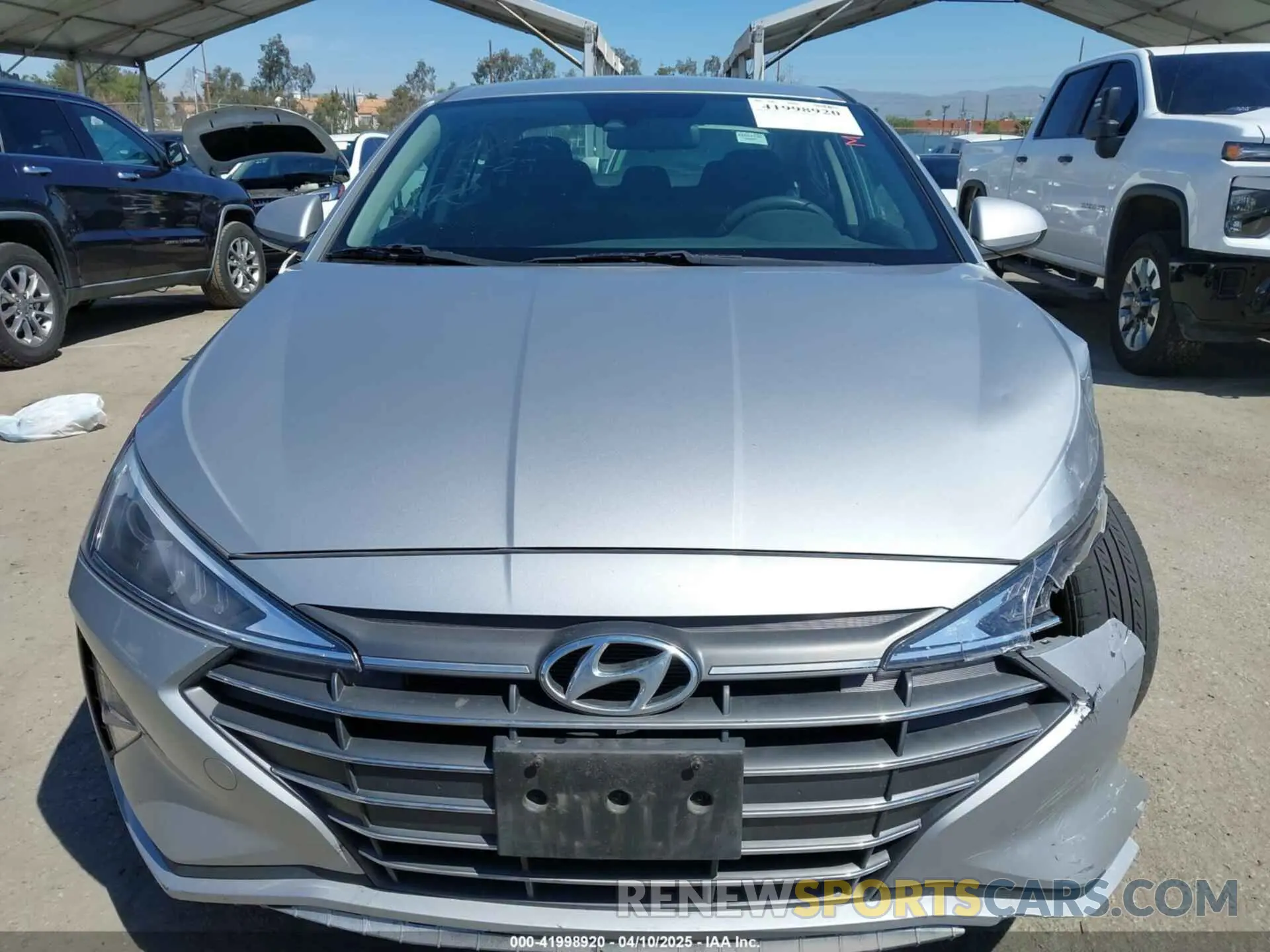 11 Photograph of a damaged car KMHD74LFXLU929559 HYUNDAI ELANTRA 2020