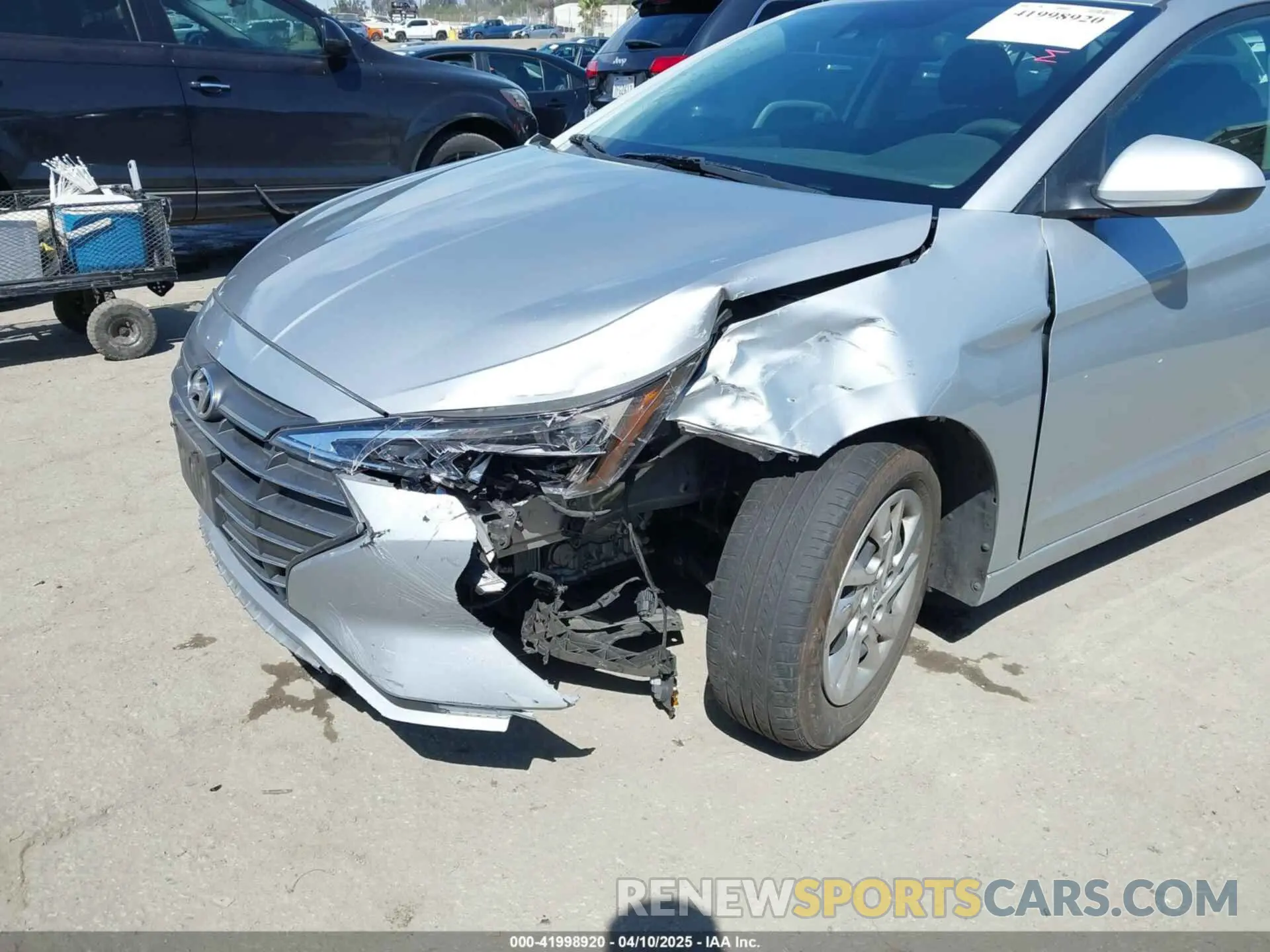 6 Photograph of a damaged car KMHD74LFXLU929559 HYUNDAI ELANTRA 2020