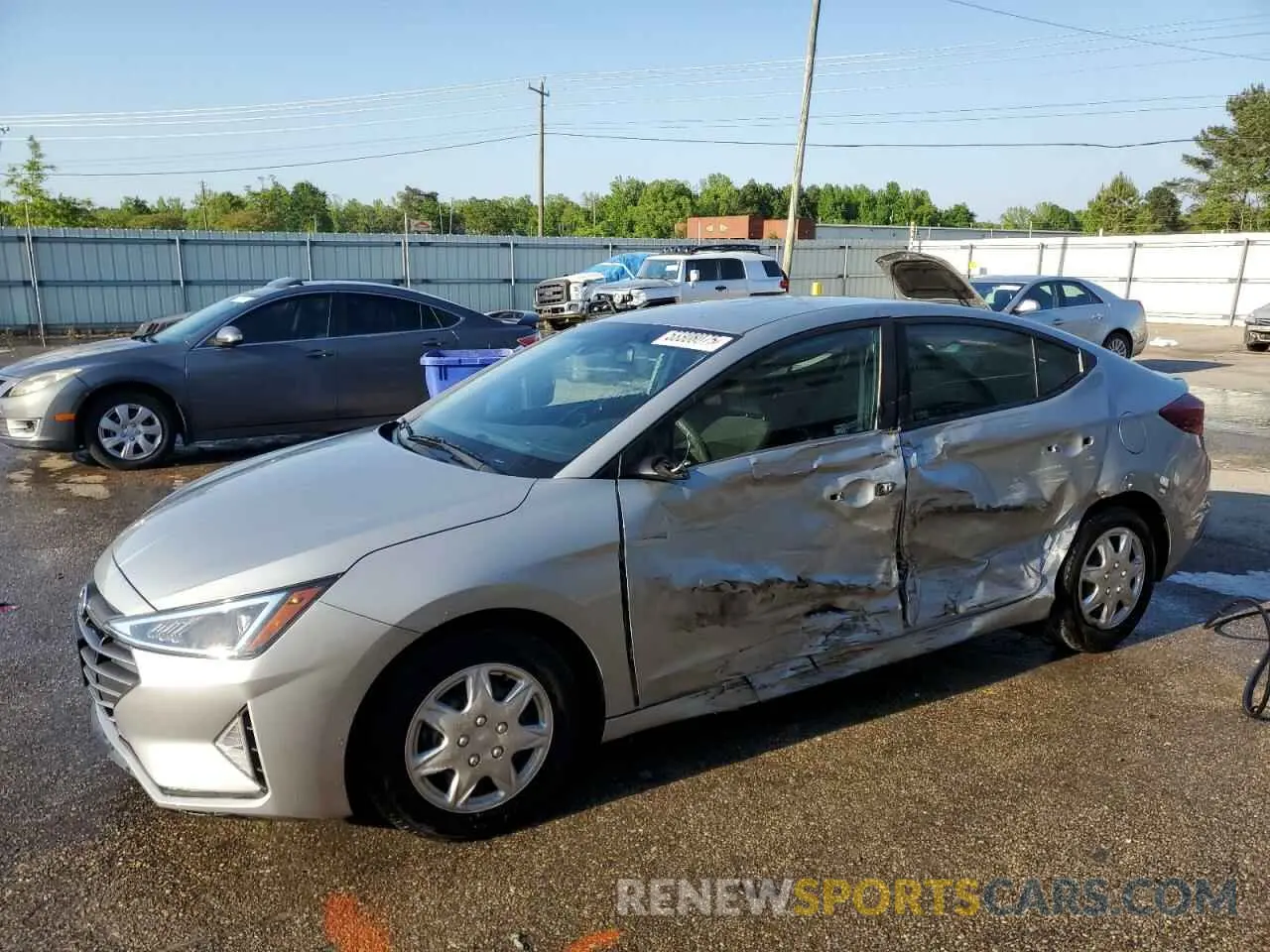 1 Photograph of a damaged car KMHD74LFXLU940318 HYUNDAI ELANTRA 2020