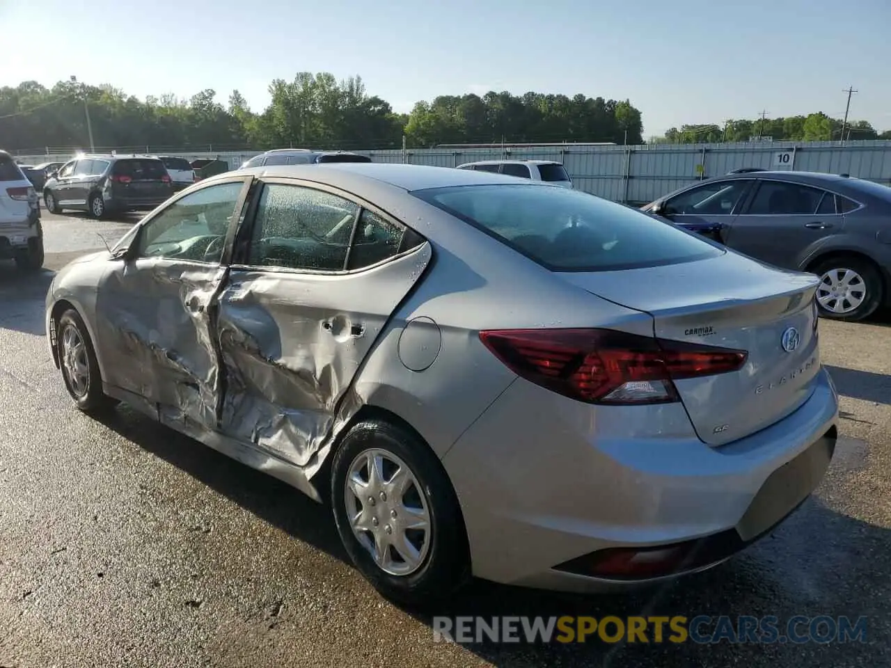 2 Photograph of a damaged car KMHD74LFXLU940318 HYUNDAI ELANTRA 2020