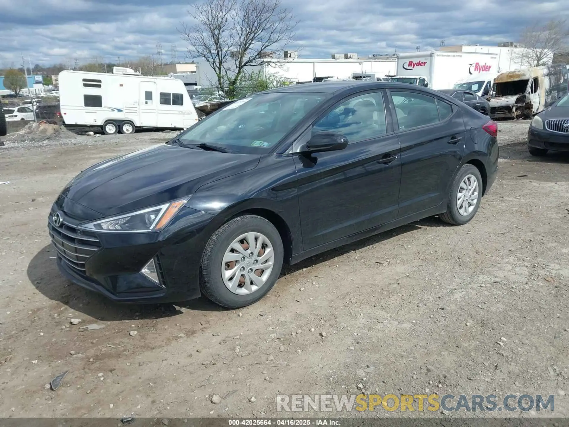 2 Photograph of a damaged car KMHD74LFXLU994444 HYUNDAI ELANTRA 2020