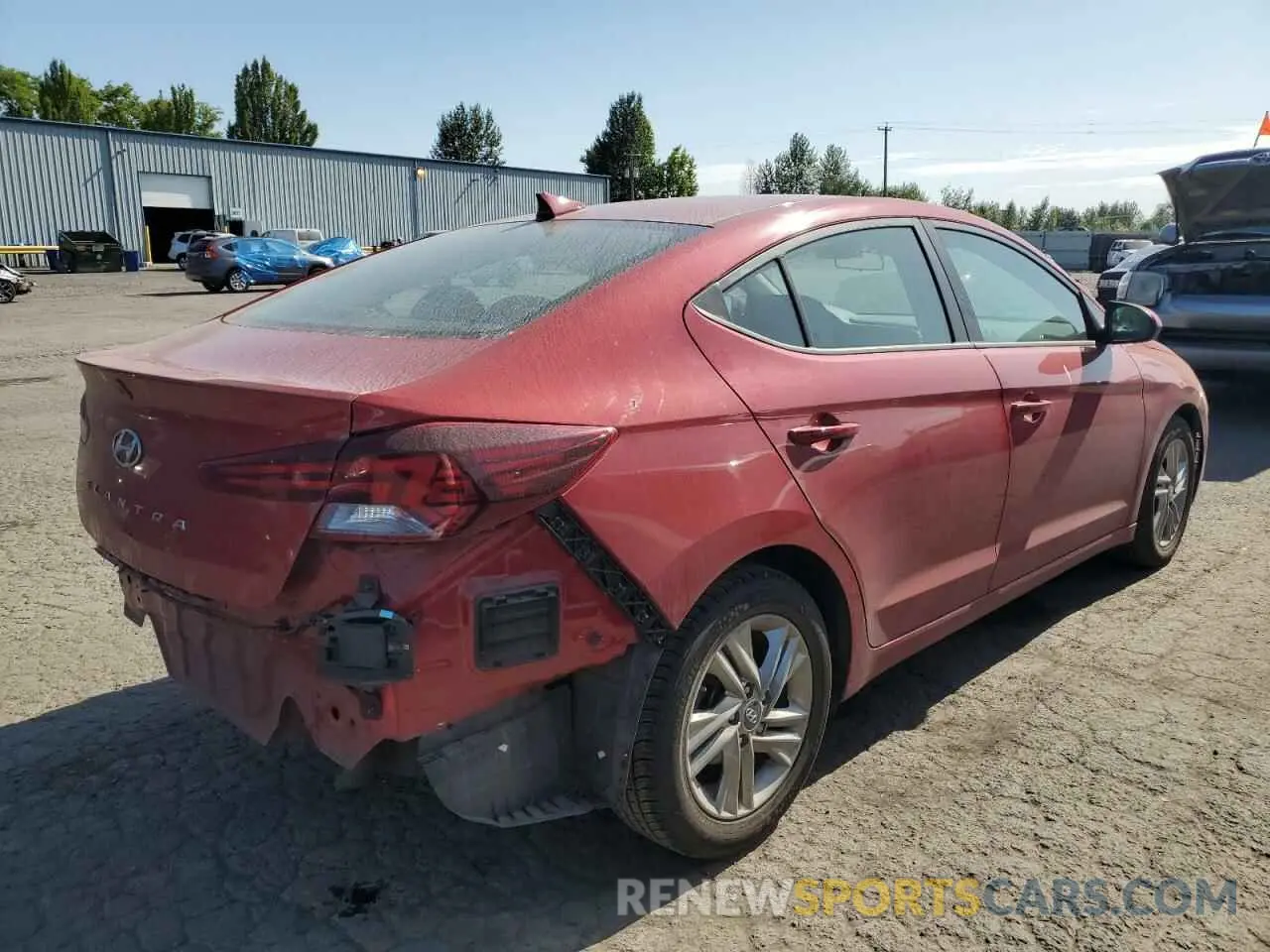 3 Photograph of a damaged car KMHD84LF0LU034465 HYUNDAI ELANTRA 2020