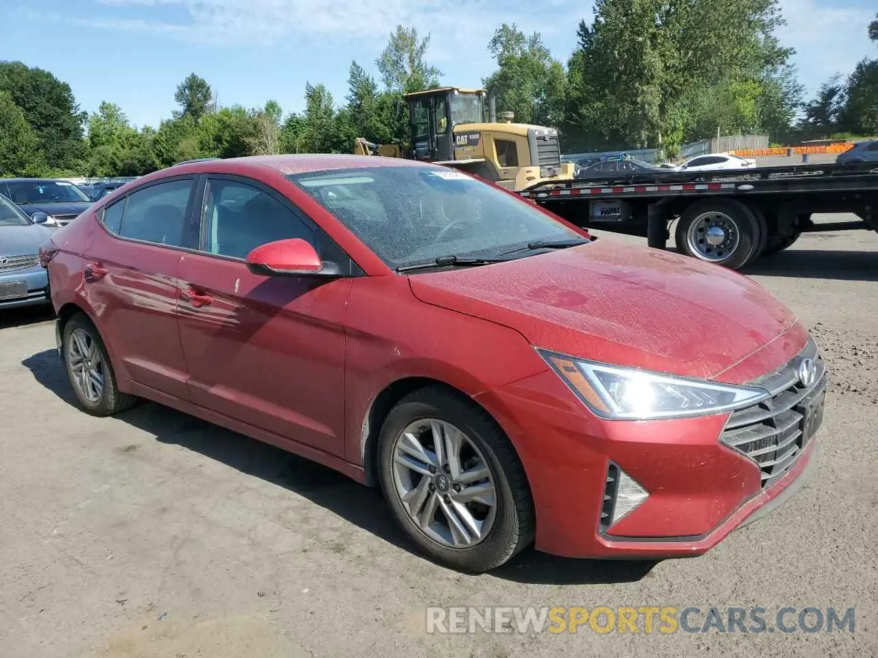 4 Photograph of a damaged car KMHD84LF0LU034465 HYUNDAI ELANTRA 2020