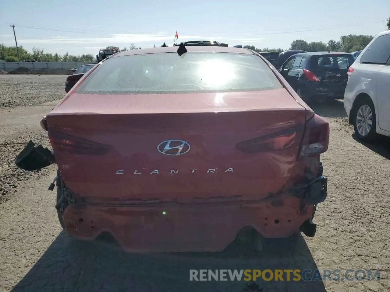 6 Photograph of a damaged car KMHD84LF0LU034465 HYUNDAI ELANTRA 2020