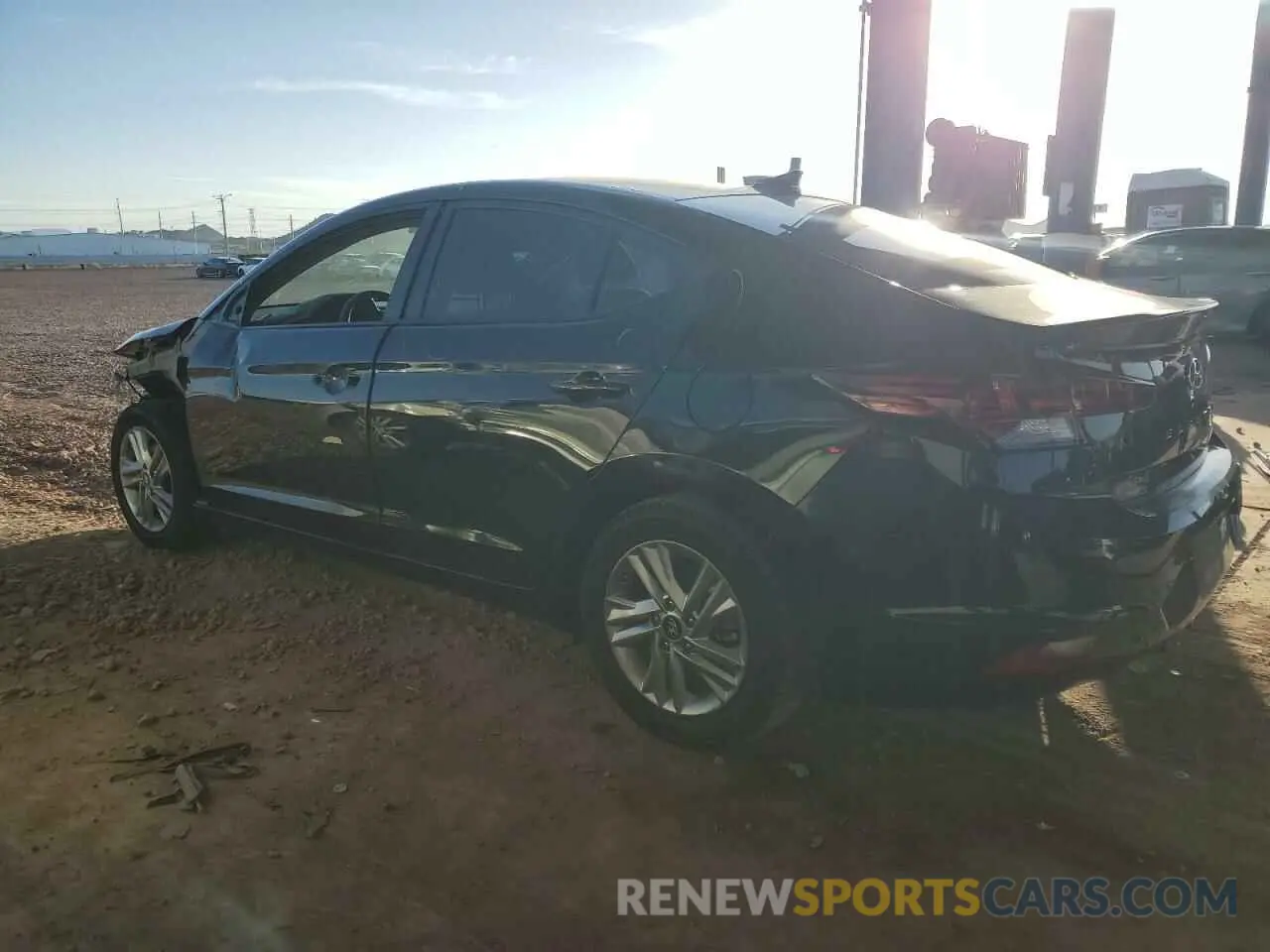 2 Photograph of a damaged car KMHD84LF0LU106121 HYUNDAI ELANTRA 2020