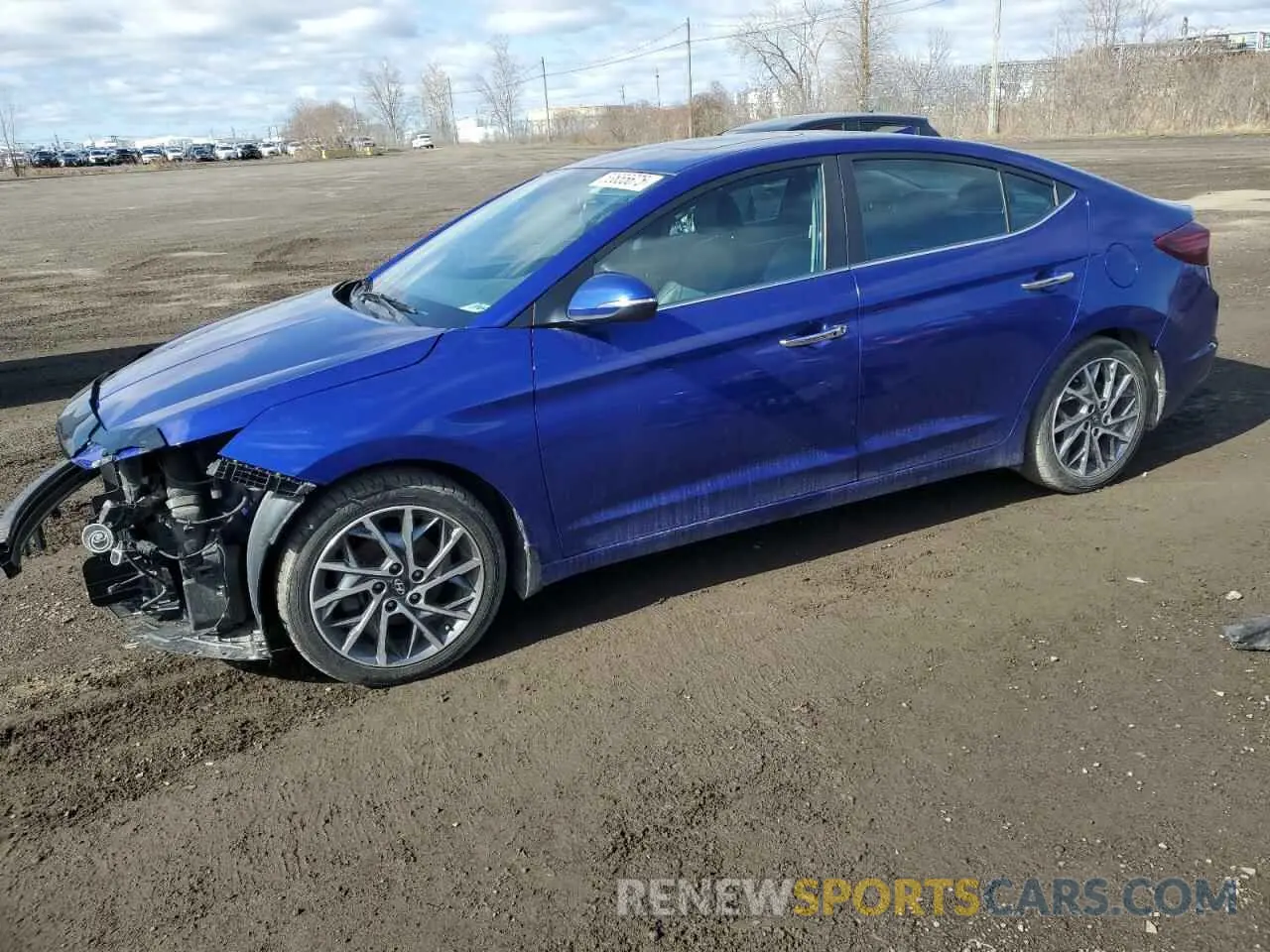 1 Photograph of a damaged car KMHD84LF0LU952300 HYUNDAI ELANTRA 2020