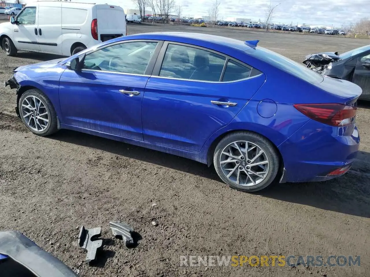 2 Photograph of a damaged car KMHD84LF0LU952300 HYUNDAI ELANTRA 2020