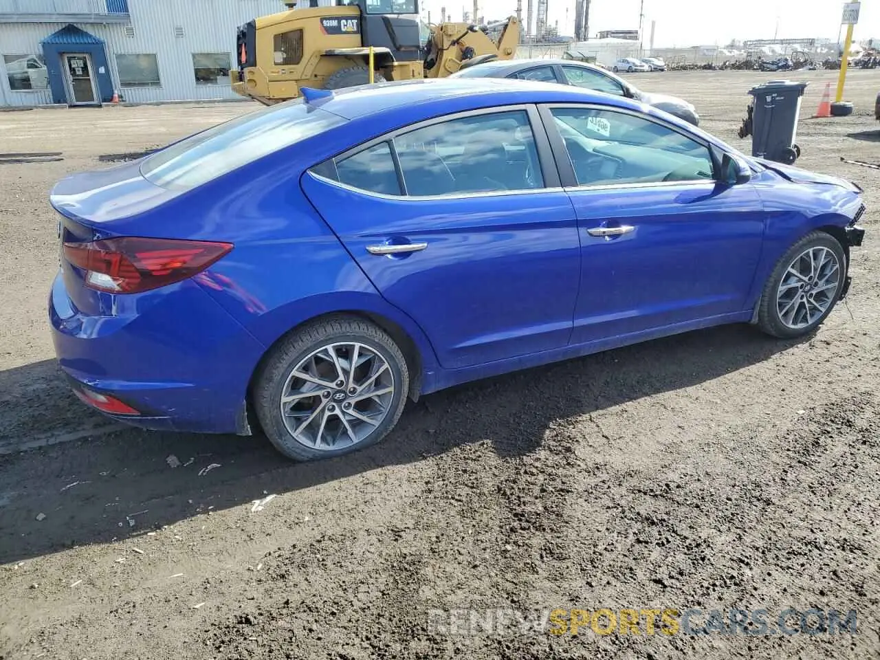 3 Photograph of a damaged car KMHD84LF0LU952300 HYUNDAI ELANTRA 2020