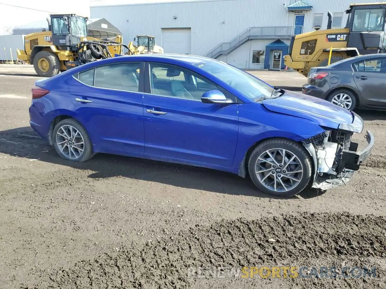 4 Photograph of a damaged car KMHD84LF0LU952300 HYUNDAI ELANTRA 2020