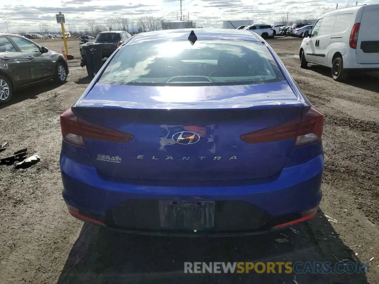 6 Photograph of a damaged car KMHD84LF0LU952300 HYUNDAI ELANTRA 2020