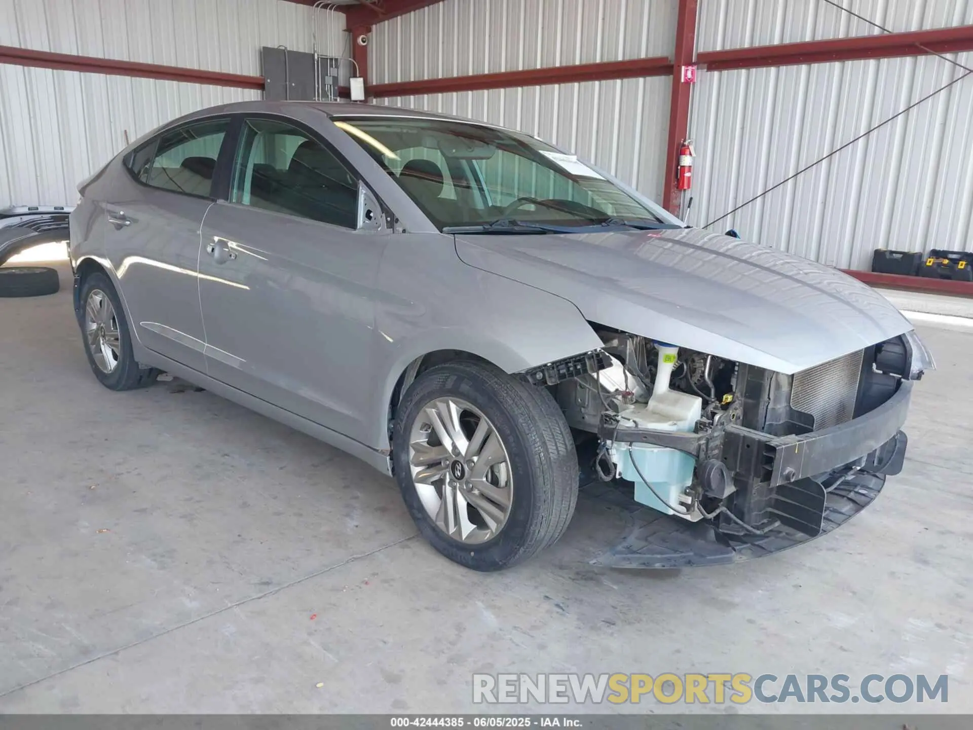 1 Photograph of a damaged car KMHD84LF1LU080709 HYUNDAI ELANTRA 2020