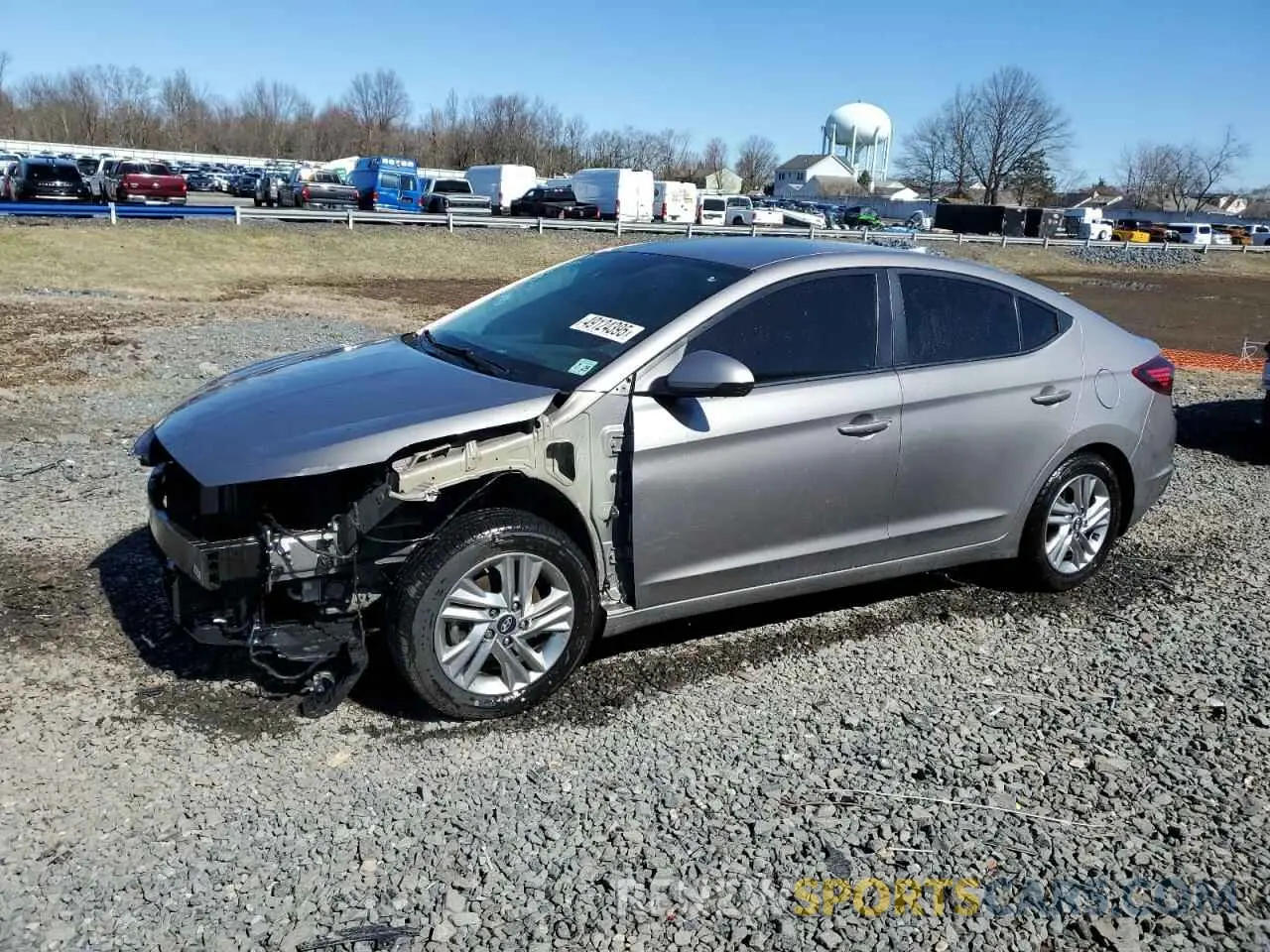 1 Photograph of a damaged car KMHD84LF1LU101784 HYUNDAI ELANTRA 2020