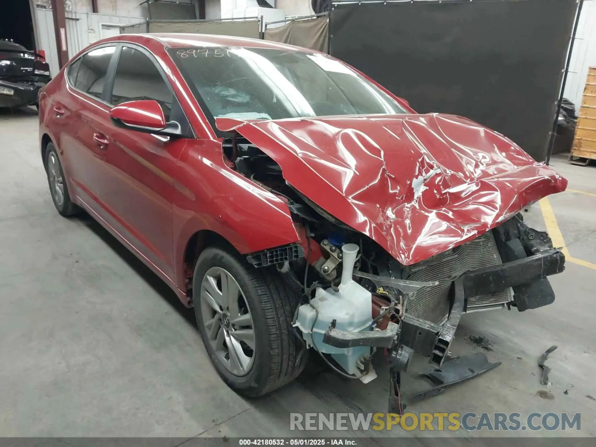 1 Photograph of a damaged car KMHD84LF1LU897517 HYUNDAI ELANTRA 2020