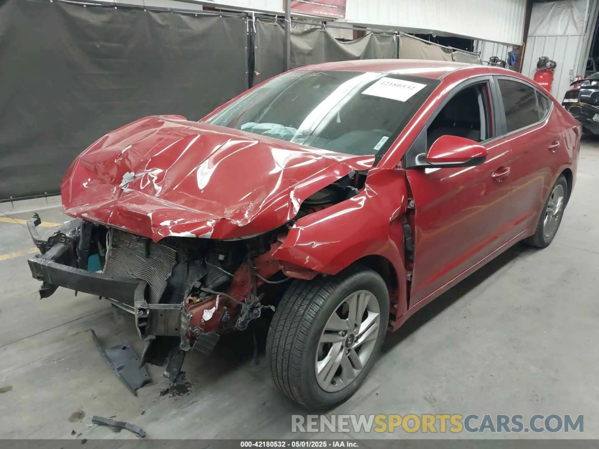2 Photograph of a damaged car KMHD84LF1LU897517 HYUNDAI ELANTRA 2020