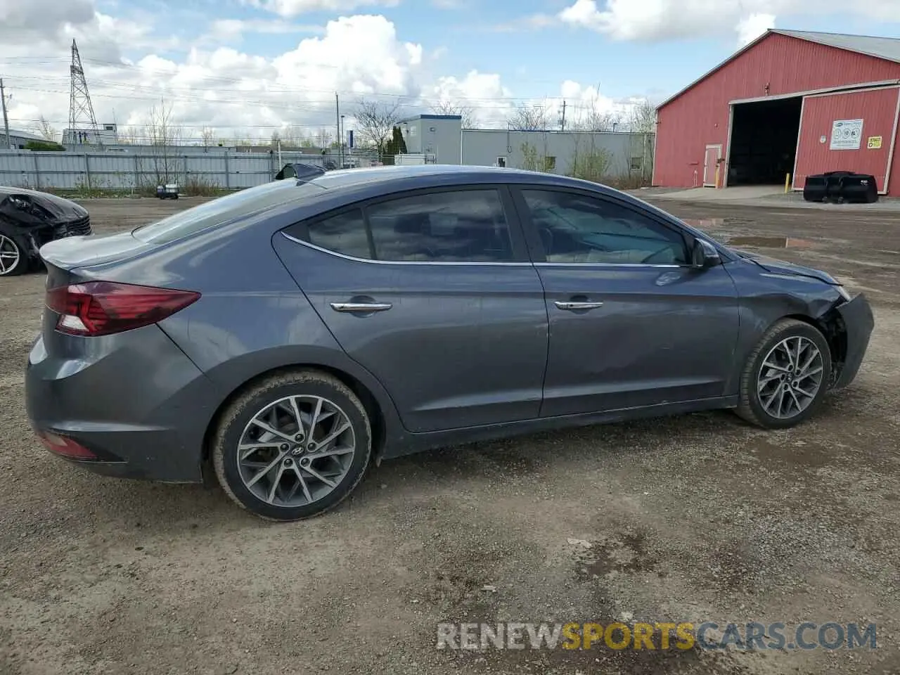 3 Photograph of a damaged car KMHD84LF1LU921637 HYUNDAI ELANTRA 2020