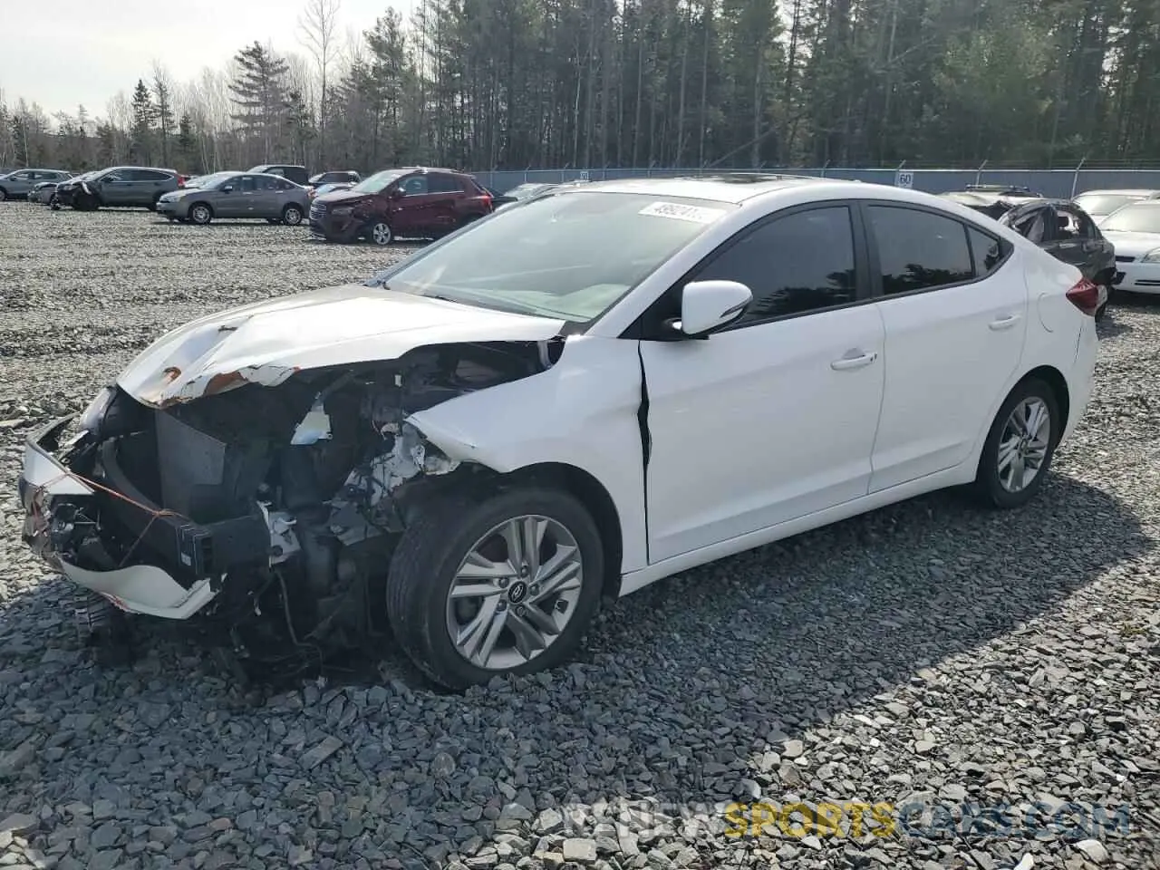 1 Photograph of a damaged car KMHD84LF1LU938549 HYUNDAI ELANTRA 2020