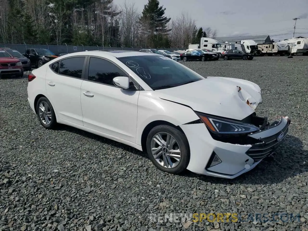 4 Photograph of a damaged car KMHD84LF1LU938549 HYUNDAI ELANTRA 2020