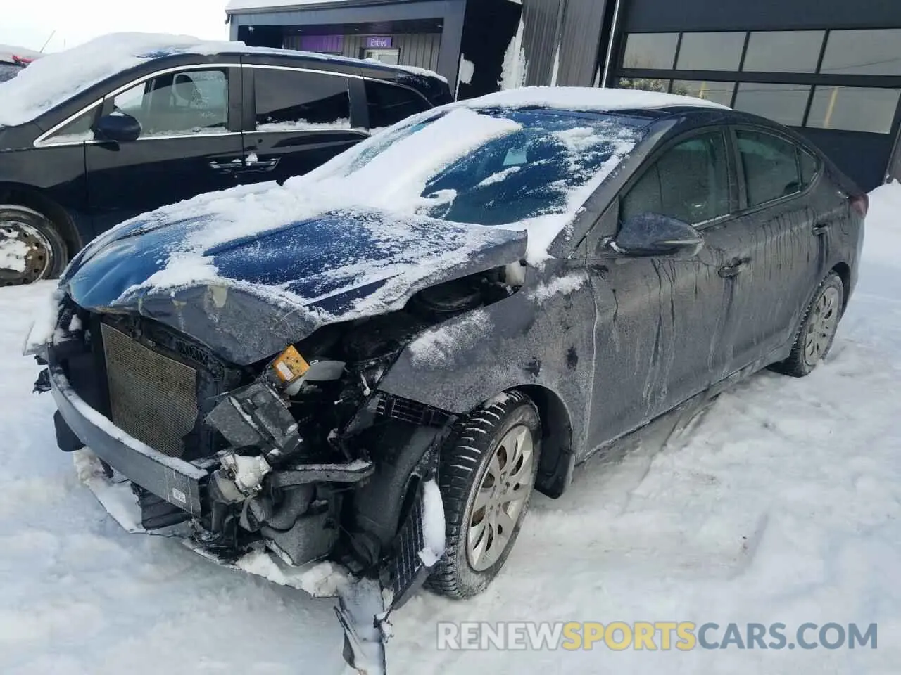 1 Photograph of a damaged car KMHD84LF1LU946599 HYUNDAI ELANTRA 2020