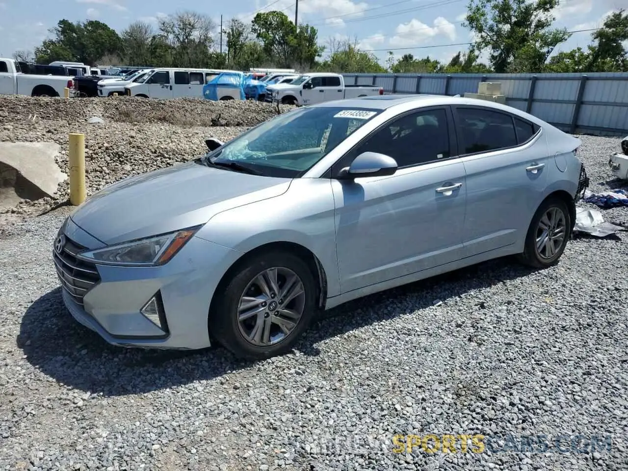 1 Photograph of a damaged car KMHD84LF1LU954881 HYUNDAI ELANTRA 2020