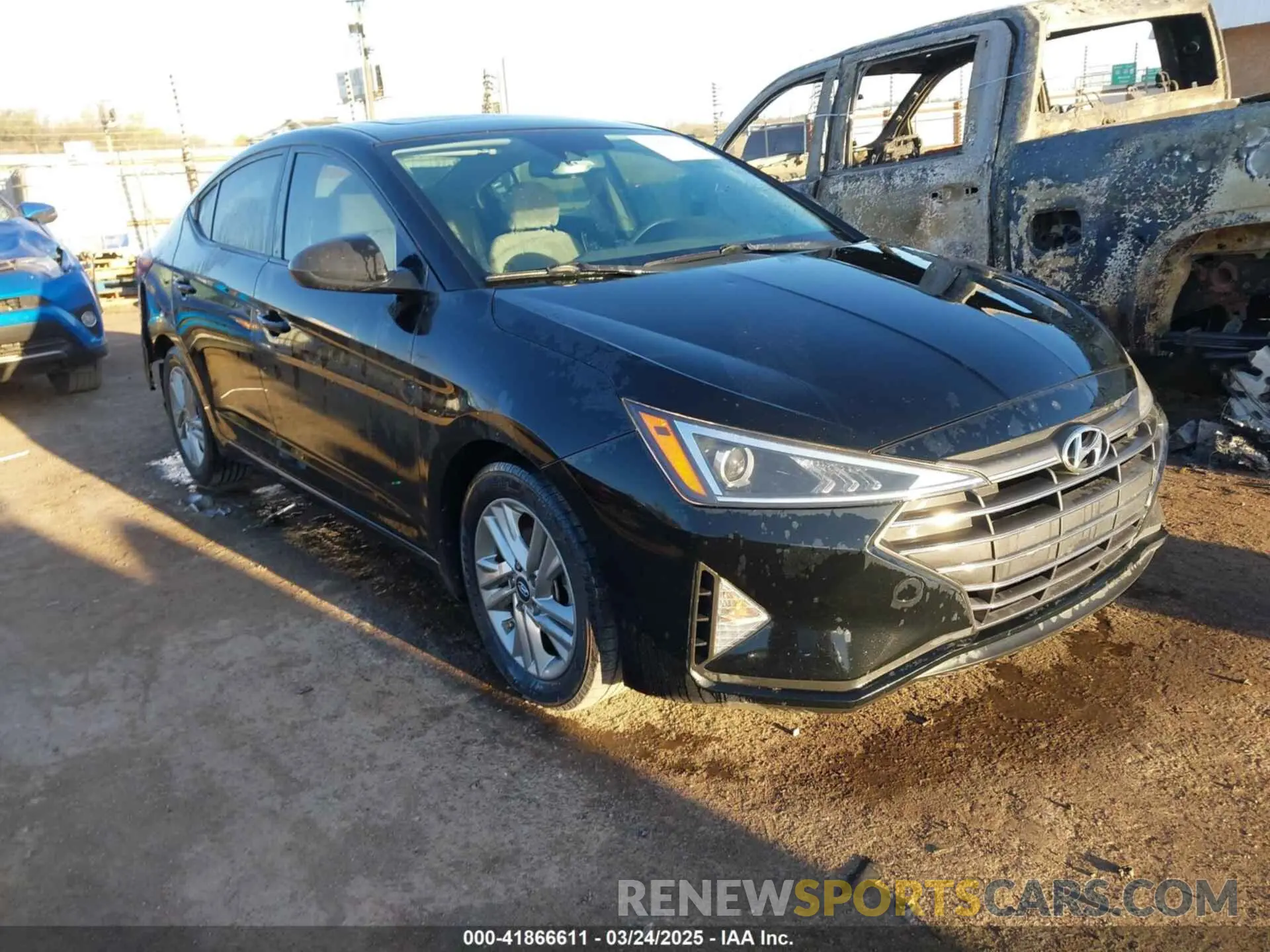 1 Photograph of a damaged car KMHD84LF1LU956131 HYUNDAI ELANTRA 2020