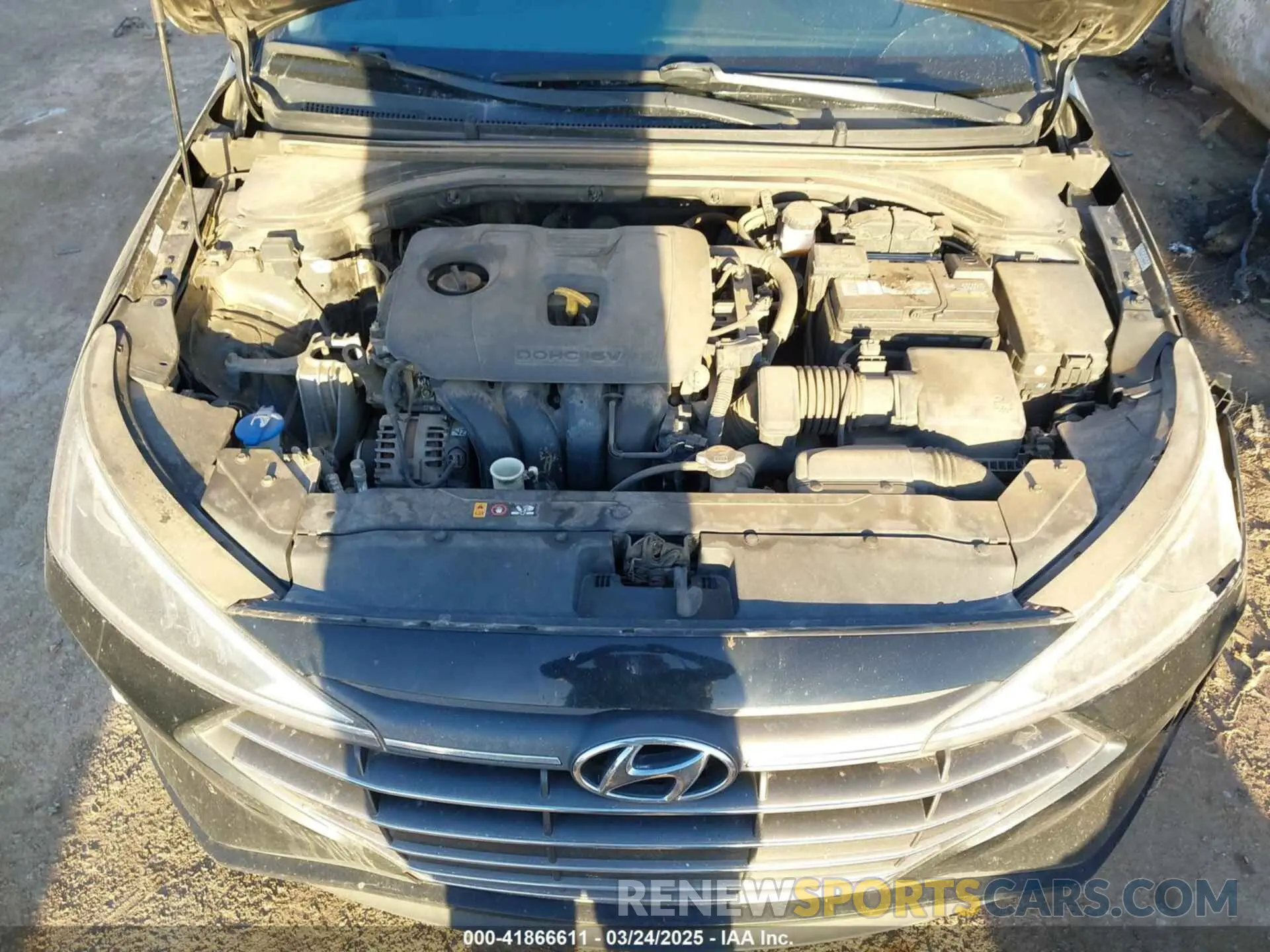 10 Photograph of a damaged car KMHD84LF1LU956131 HYUNDAI ELANTRA 2020