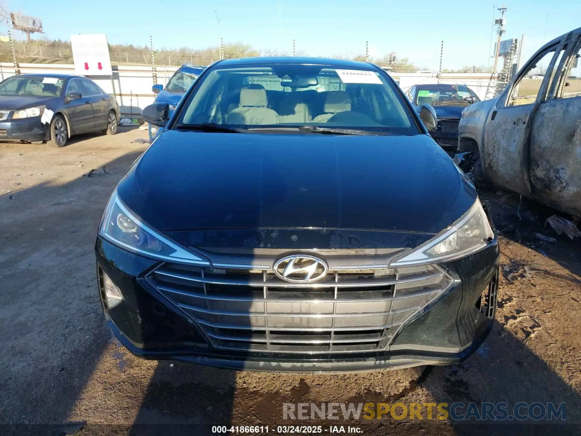 13 Photograph of a damaged car KMHD84LF1LU956131 HYUNDAI ELANTRA 2020