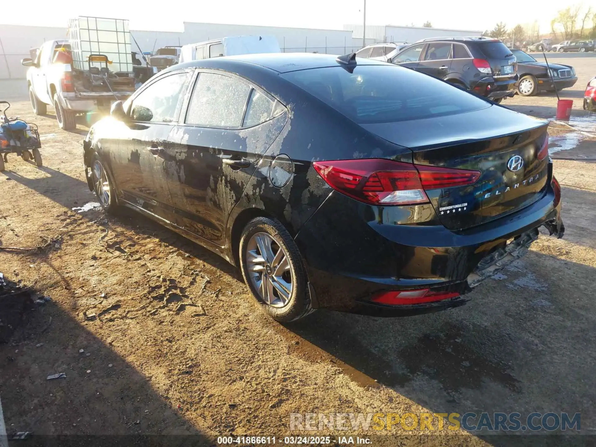 3 Photograph of a damaged car KMHD84LF1LU956131 HYUNDAI ELANTRA 2020