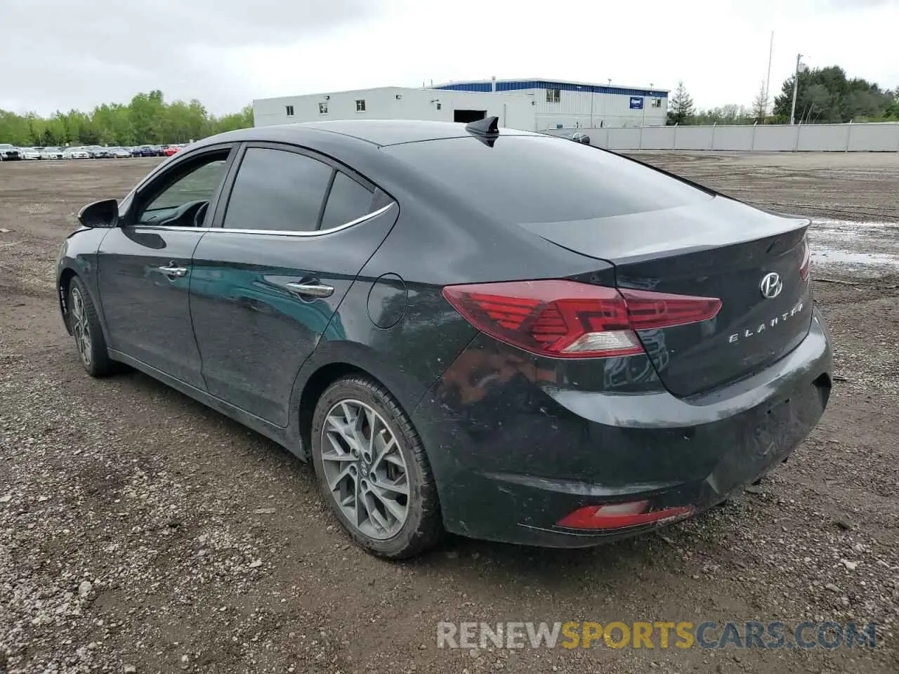 2 Photograph of a damaged car KMHD84LF1LU972586 HYUNDAI ELANTRA 2020