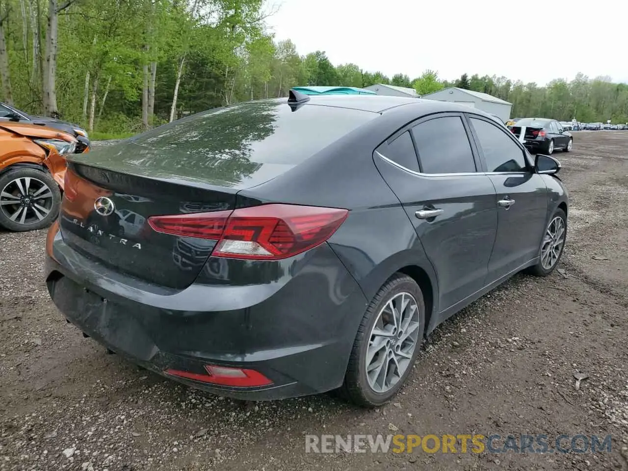 3 Photograph of a damaged car KMHD84LF1LU972586 HYUNDAI ELANTRA 2020