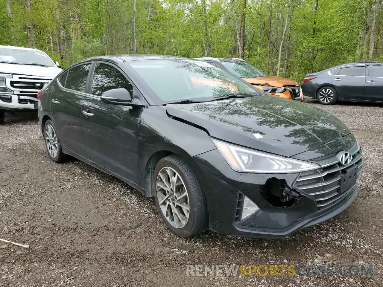 4 Photograph of a damaged car KMHD84LF1LU972586 HYUNDAI ELANTRA 2020