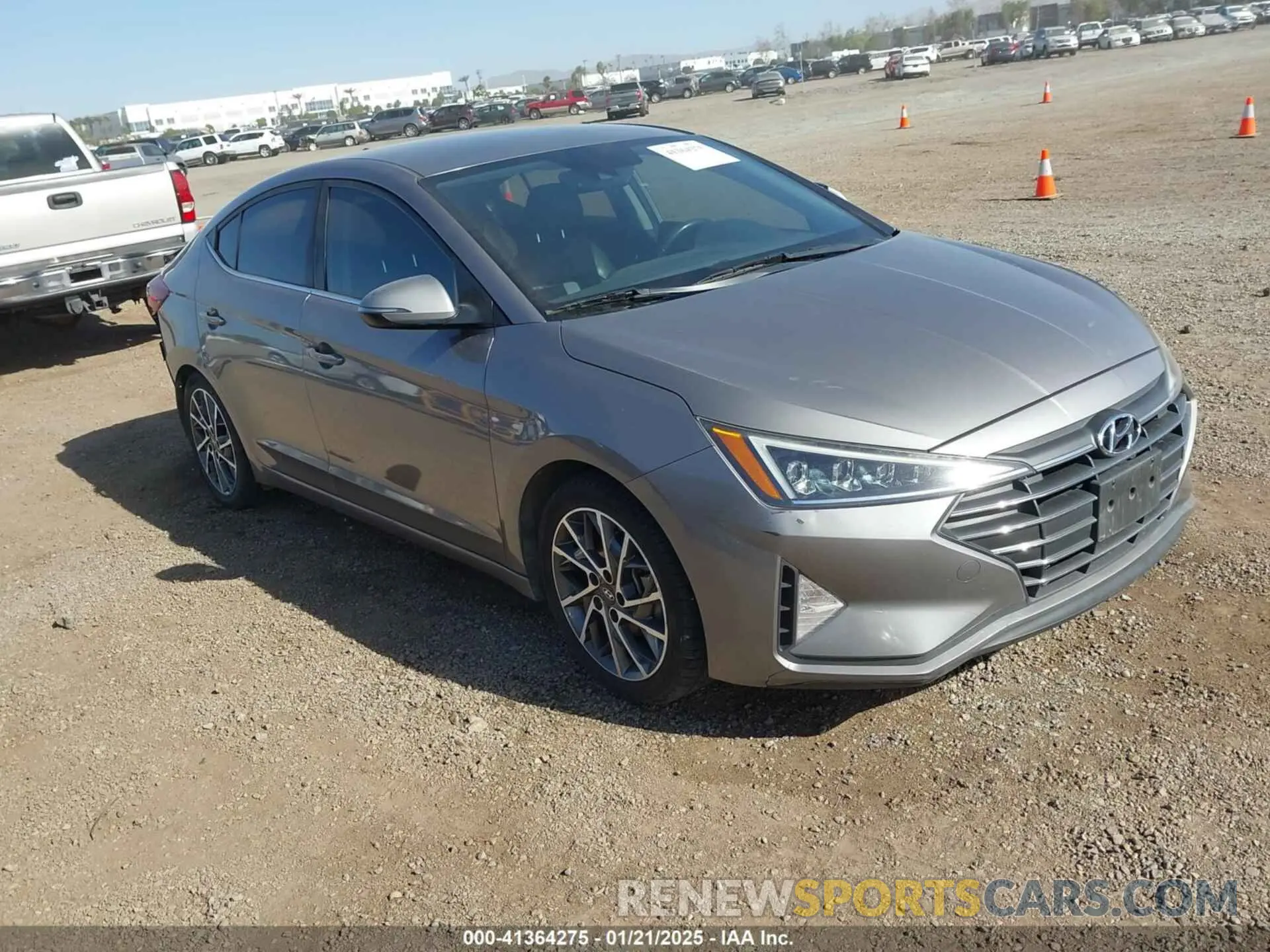 1 Photograph of a damaged car KMHD84LF2LU014671 HYUNDAI ELANTRA 2020