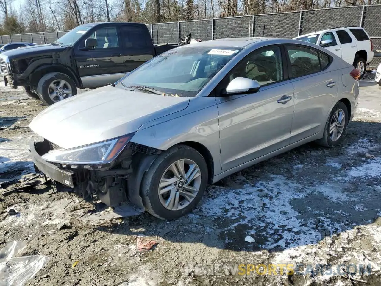 1 Photograph of a damaged car KMHD84LF2LU041028 HYUNDAI ELANTRA 2020