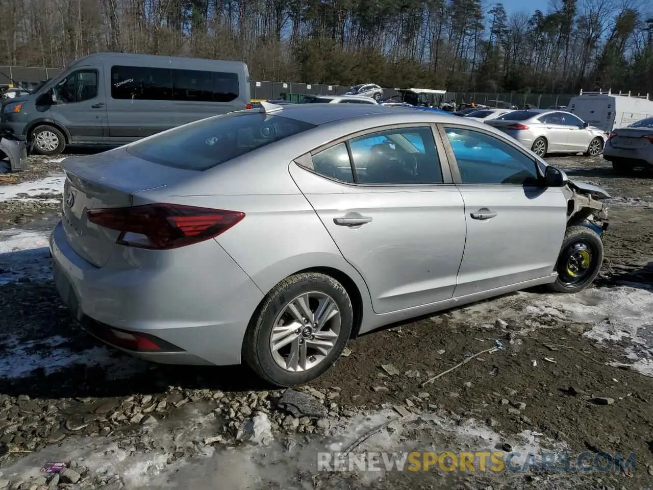 3 Photograph of a damaged car KMHD84LF2LU041028 HYUNDAI ELANTRA 2020