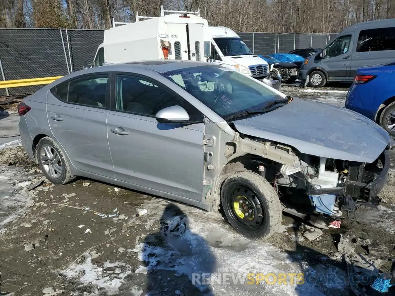 4 Photograph of a damaged car KMHD84LF2LU041028 HYUNDAI ELANTRA 2020
