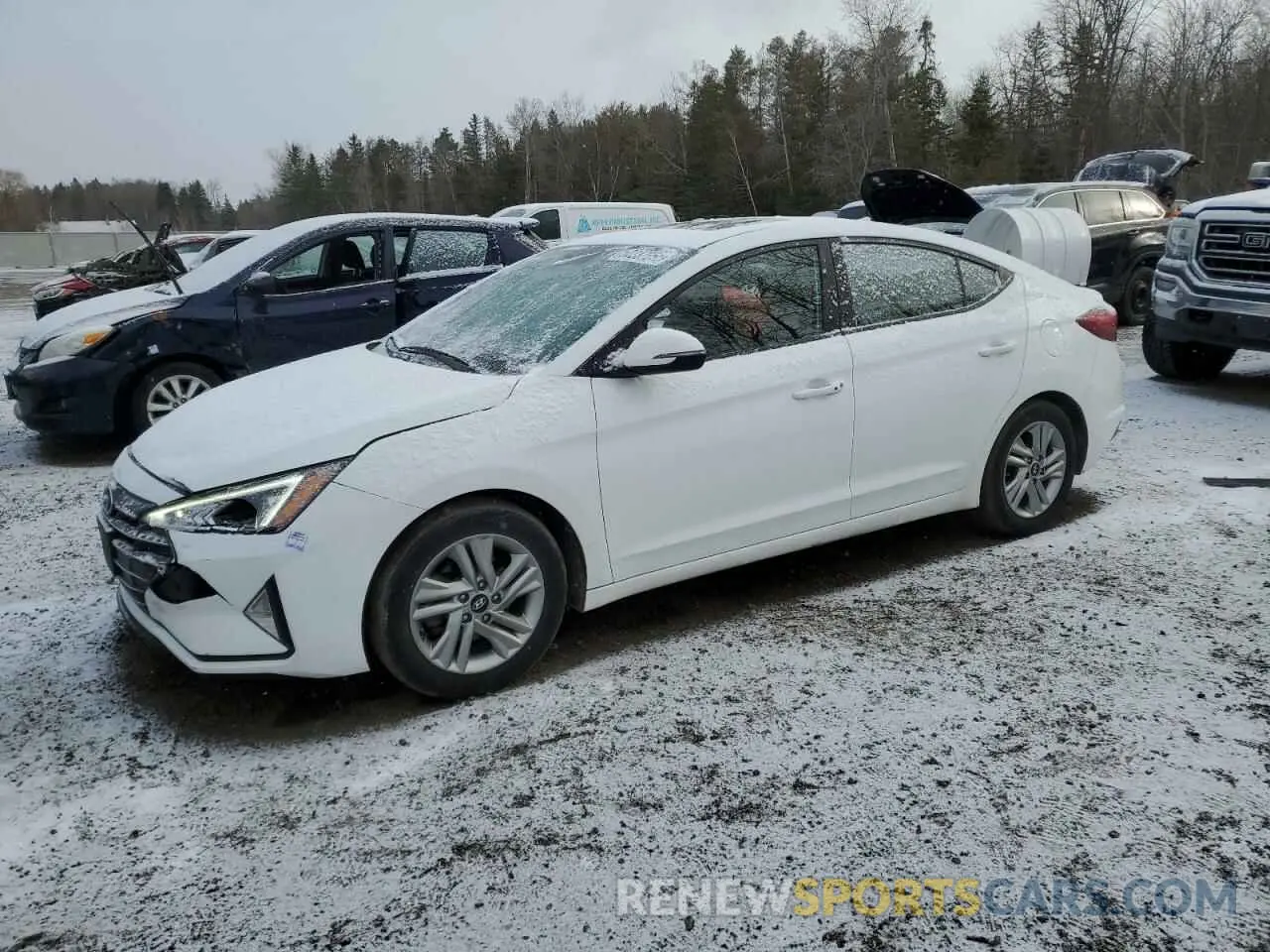 1 Photograph of a damaged car KMHD84LF2LU076152 HYUNDAI ELANTRA 2020