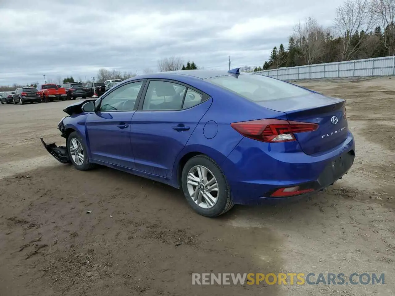 2 Photograph of a damaged car KMHD84LF2LU083439 HYUNDAI ELANTRA 2020