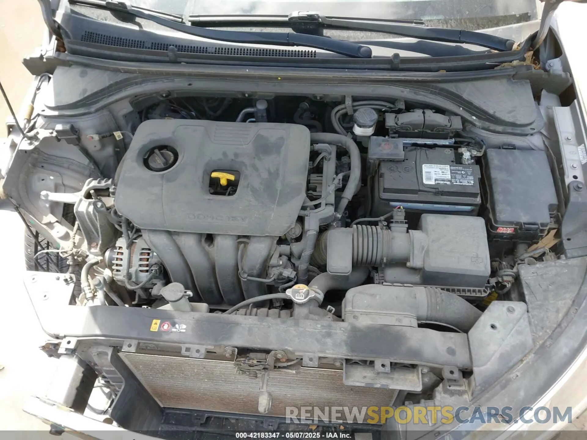 10 Photograph of a damaged car KMHD84LF2LU091797 HYUNDAI ELANTRA 2020
