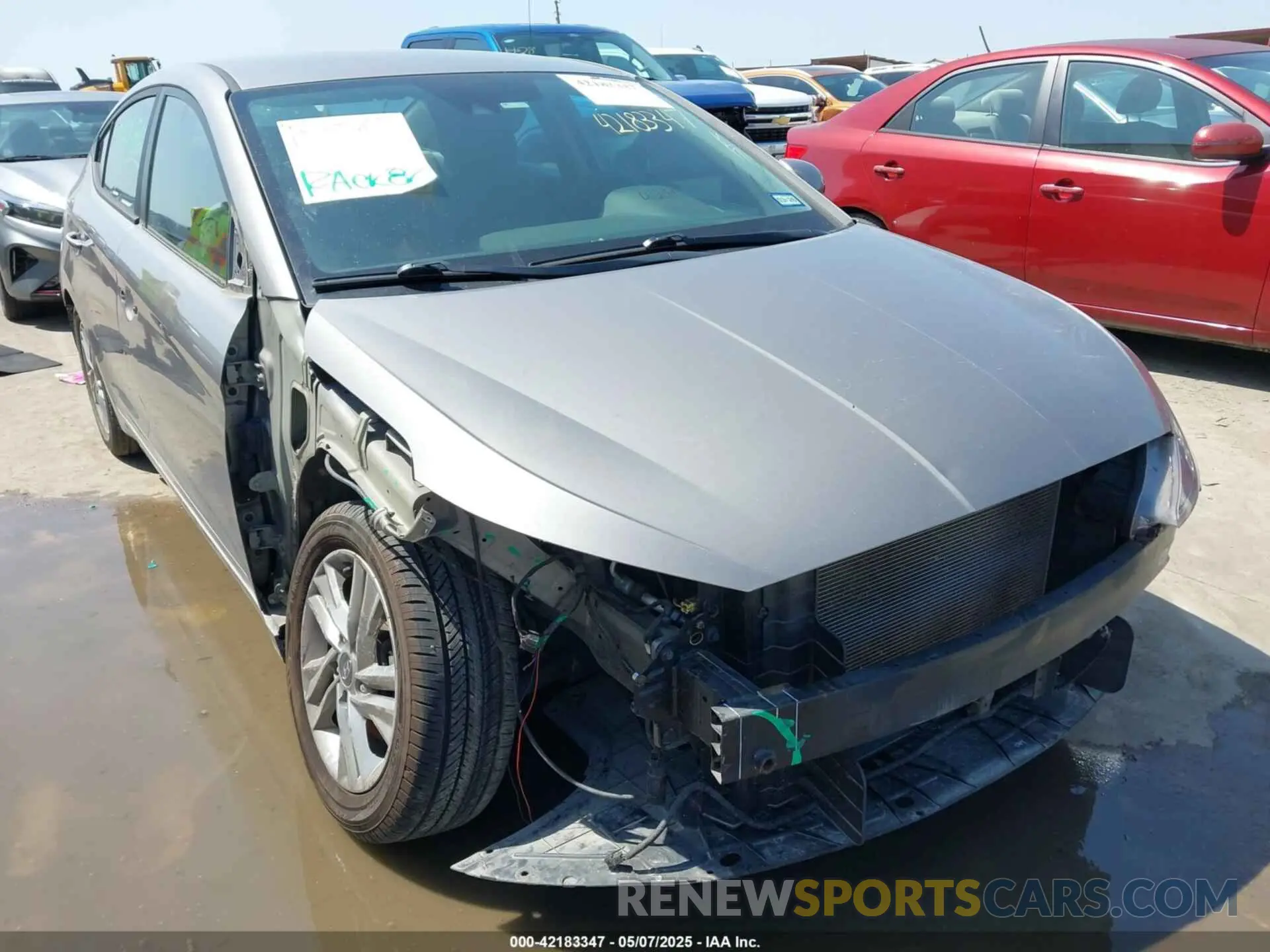 6 Photograph of a damaged car KMHD84LF2LU091797 HYUNDAI ELANTRA 2020