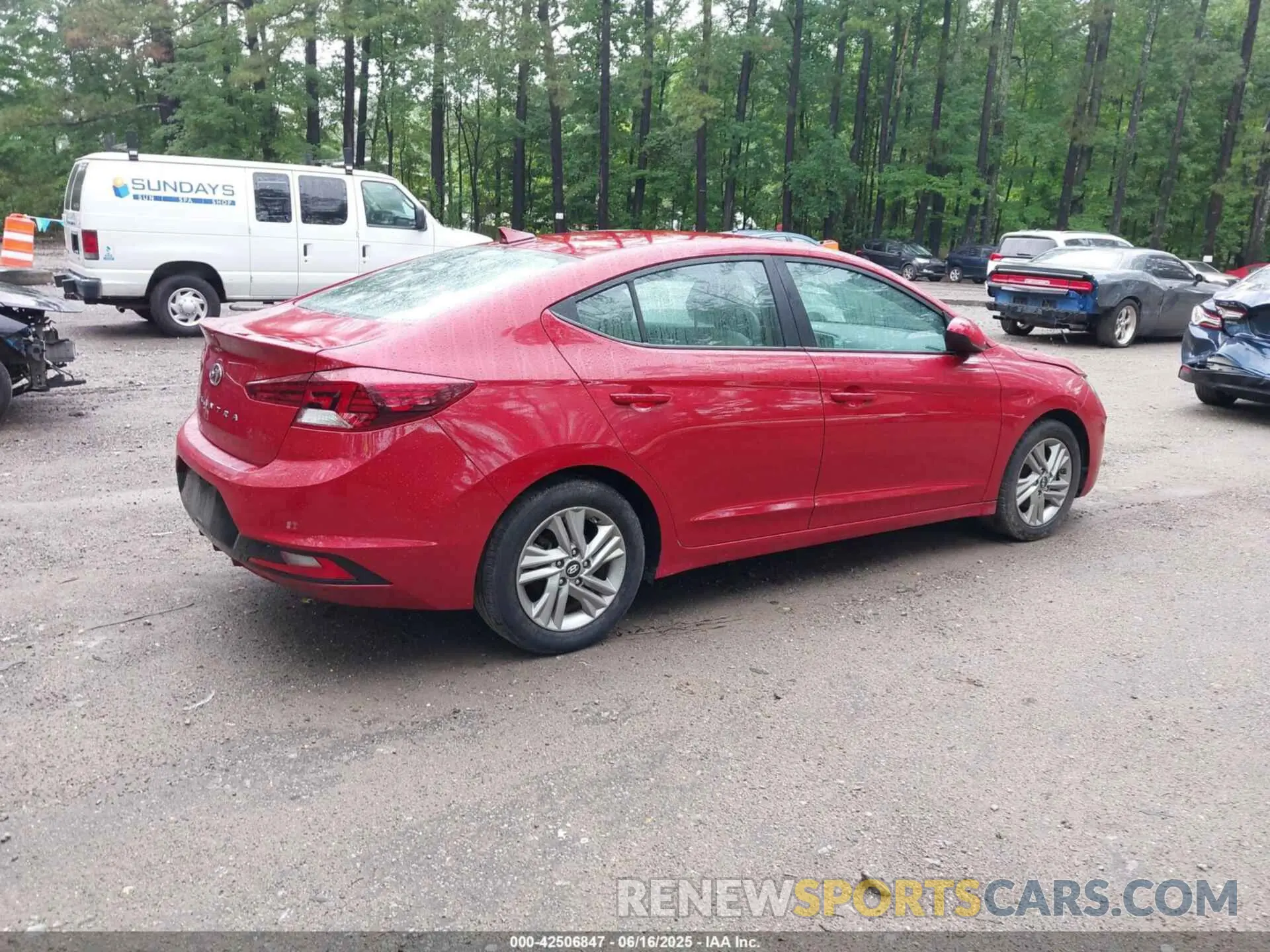 4 Photograph of a damaged car KMHD84LF2LU106993 HYUNDAI ELANTRA 2020