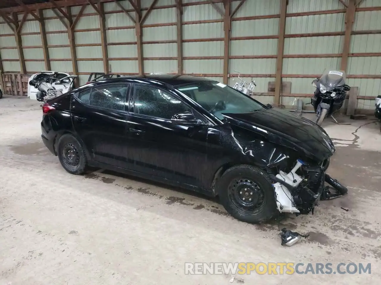 4 Photograph of a damaged car KMHD84LF2LU920433 HYUNDAI ELANTRA 2020