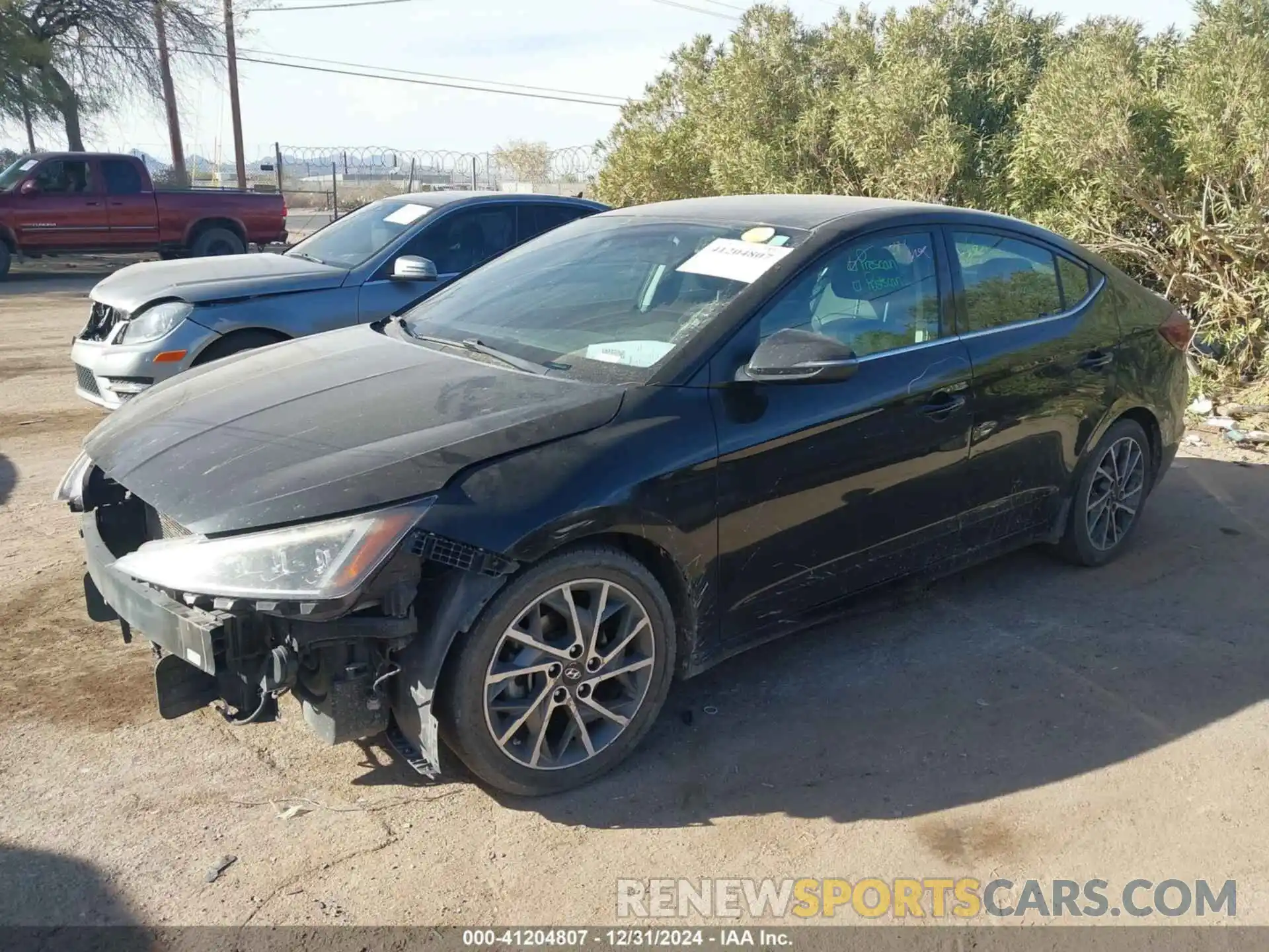 2 Photograph of a damaged car KMHD84LF2LU925437 HYUNDAI ELANTRA 2020