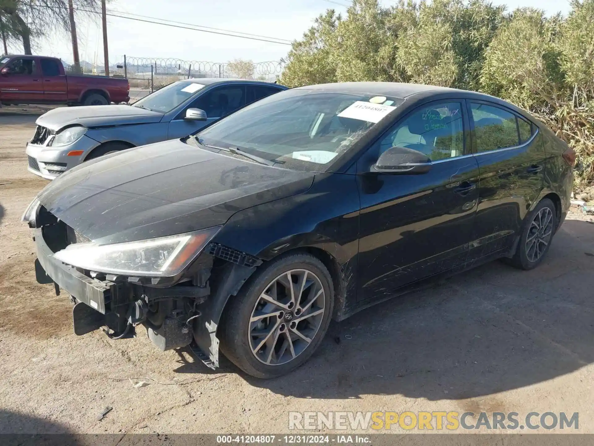 6 Photograph of a damaged car KMHD84LF2LU925437 HYUNDAI ELANTRA 2020