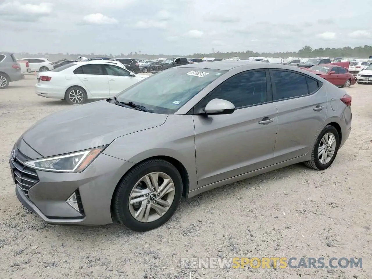 1 Photograph of a damaged car KMHD84LF2LU941556 HYUNDAI ELANTRA 2020