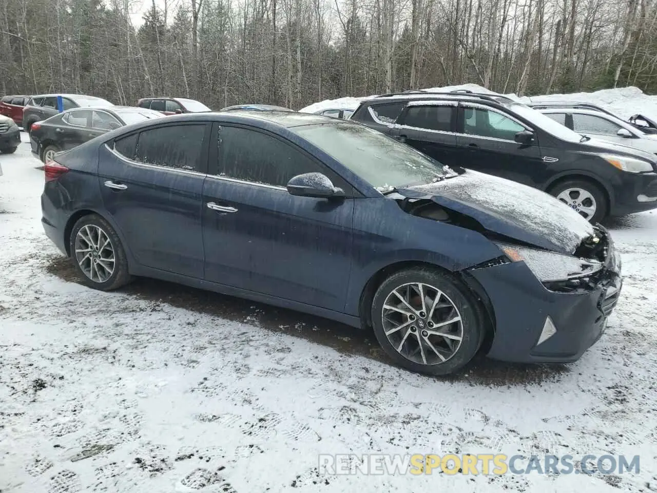 4 Photograph of a damaged car KMHD84LF3LU085362 HYUNDAI ELANTRA 2020