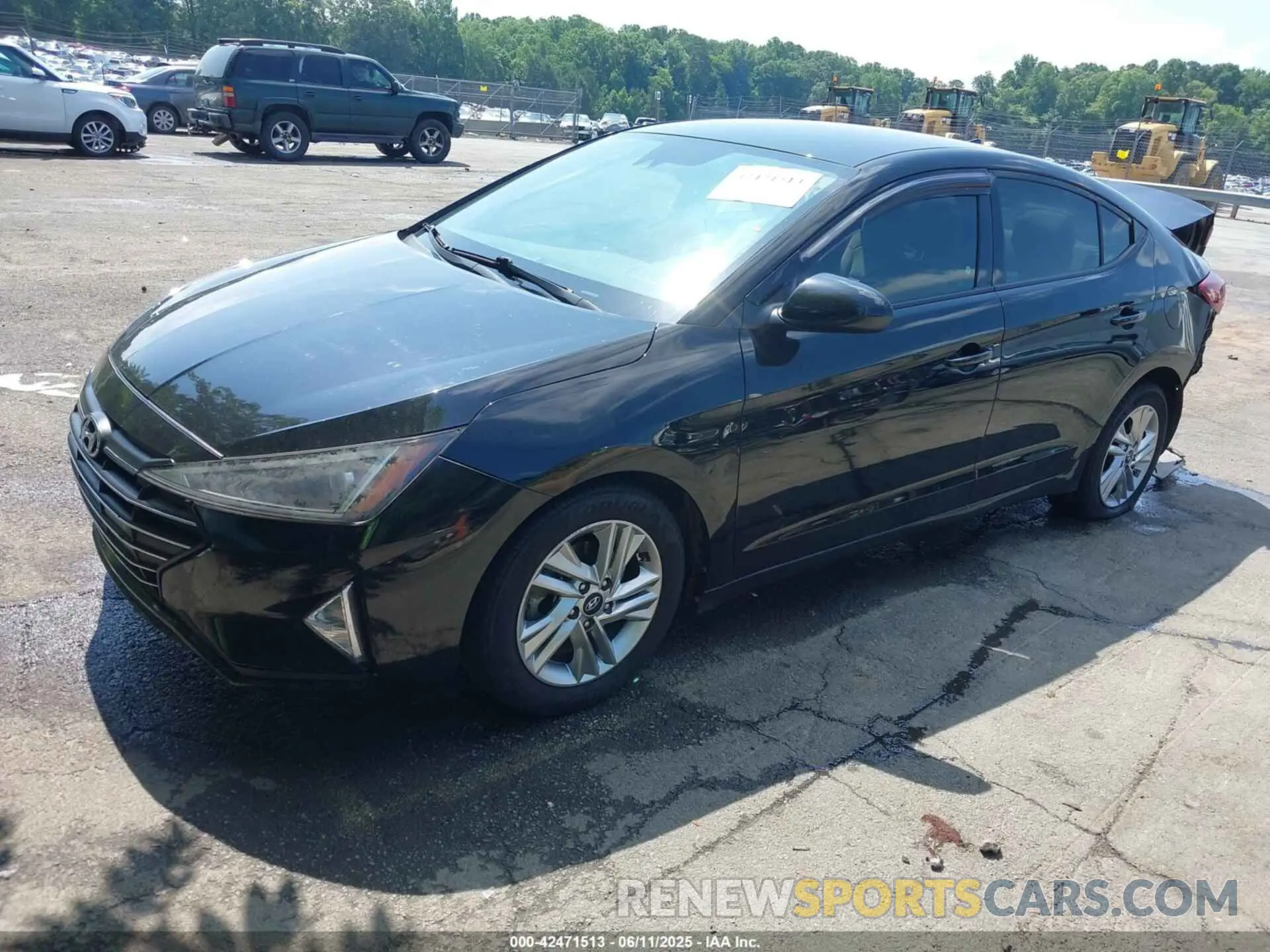 2 Photograph of a damaged car KMHD84LF3LU897177 HYUNDAI ELANTRA 2020