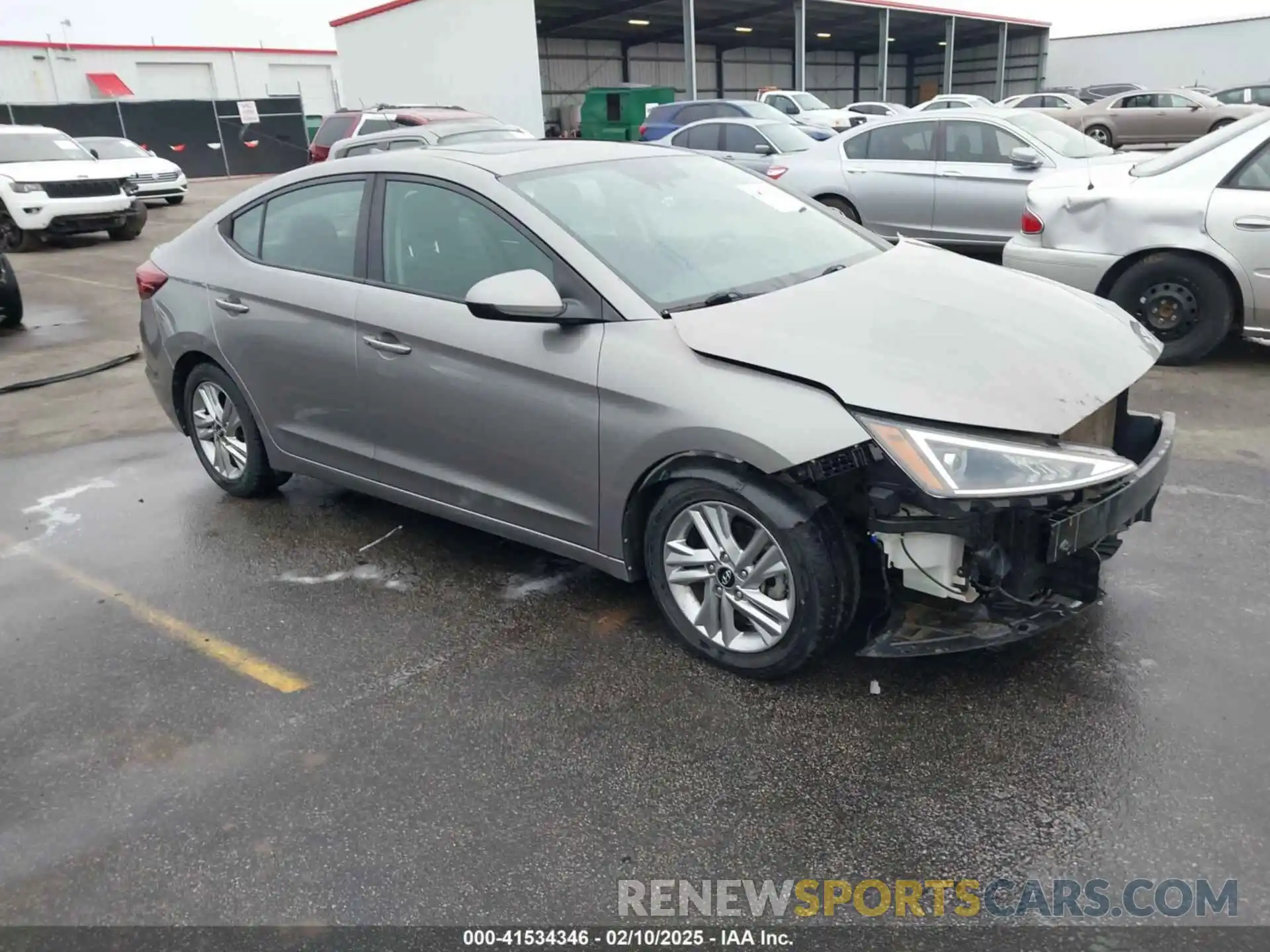 1 Photograph of a damaged car KMHD84LF3LU898426 HYUNDAI ELANTRA 2020